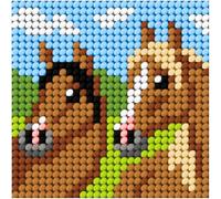 Orchidea Needlepoint Kit: My First Embroidery: Mini: Horses