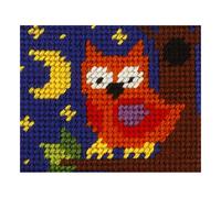 Orchidea Owl at Night Tapestry Kit
