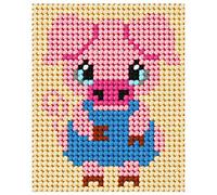 Orchidea Tapestry Kit: My First Pig, Multi, 17 x 20.5cm