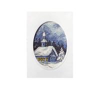 Orchidea Twilight Church Card Cross Stitch Kit