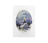 Orchidea Twilight Cottage Card Cross Stitch Kit