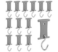 Orchideeknc Awning Hooks for Motorhomes, 12-Pack S-Hooks for Awning Rails for Caravans, Motorhome, Caravan, Camping Tent, Indoor and Outdoor Use for Rails 5/6mm and 7/8mm