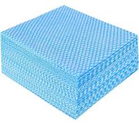 ORCHIDS Disposable Cleaning Cloths Pack of 50 - Blue J Cloths Non Woven Wipes - Multi Purpose Kitchen & Bathroom Cloth 42 x 35cm (Blue)