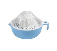 ORCHIDS Fruit Hand Press Citrus Juicer - Manual Lemon Orange Lime Squeezer, Multi-Purpose Heavy Duty Handheld Juice Extractor Tool for Kitchen, Bar & Home Use (Light Blue)