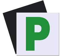 ORCHIDS Fully Magnetic P Plates for New Drivers, 2 Pack Whole-Magnetic Plate - Non Scratch Vehicle Paint