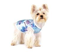 Orchids Natural Flowers,Cotton Sleeveless Pet T-Shirt Soft Stretchy Puppy Breathable Vest,L