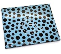 ORCHIDS Premium Blue PU Leather Disabled Parking Badge Holder for Cars (Polka Dot(Light Blue))