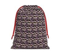 Orchids Print Practical Drawstring Gift Pouches Comfort Holiday Parties Events Multipurpose Use