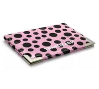 ORCHIDS Travel Oyster Card Bus Pass Holder Wallet Rail Card Cover CASE (Polka Dot(Baby Pink))