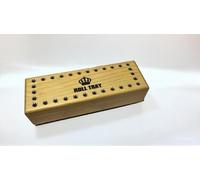 ORCHIDS Wooden Rolling Box Roll Box Smoking Stash Tray for Kingsize Papers and Filter Tips Storage Small Medium Large (Small-Wood)