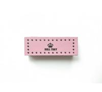 ORCHIDS Wooden Rolling Box Roll Box Smoking Stash Tray for Kingsize Papers and Filter Tips Storage Small Medium Large (Small- Baby Pink)