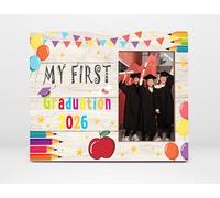 Orchroma My First Graduation 2023 Colorful Picture Frame - 2023 Kindergarten Preschool Graduation Gifts For Kids Boy Girl,First Preschool Graduation Photo Frame Gift,First Graduation Keepsake Gift