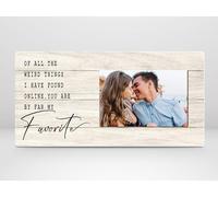Orchroma Of All The Weird Things I Have Found Online You Are By Far My Favorite Picture Frame - Valentine Gifts For Long - Distance Relationship Couple Lovers - Romantic Online Dating Gift 12x6