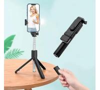 Orco Selfie Stick Phone Tripod with Remote and LED Fill Lights, 90 CM Height, Cell Phone Holder for Travel, Vlogging, Live Streaming Video and Photos, Compatible with iPhone and Android (Black)