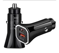 Orco USB C Car Charger 20W PD 3.0 & QC 3.0 Fast Charge Adapter, Dual Port Metal Cigarette Lighter USB Charger for iPhone 15 14 13 12 Pro Max, Samsung Galaxy, iPad, Android Tablets & Laptops, Black