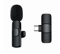 Orco Wireless Lavalier Microphone for iPhone & Android - Plug & Play Mini Lapel Mic with Noise Cancellation - 65ft Range, 4H Battery Life, Clip-on Mic for TikTok, Vlogging, YouTube, Podcast