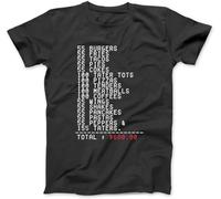 OrcoW 55 Burgers 55 Fries I Think You Should Leave Funny T-Shirt 100% Cotton Graphic Tee Shirts for Men Women Black (Black,5XL)