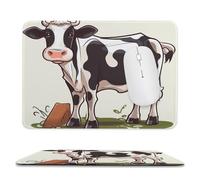 OrcoW Dairy CowMouse Pad with Non-Slip Rubber Base Square Computer Mousepad Comfortable Gaming Mouse Pad Waterproof Mouse Mat for Laptop7.9 x9.4