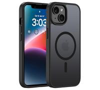 ORDA Magnetic Case for iPhone 14, 6.1 Inch, Compatible with MagSafe, Translucent Matte, Black