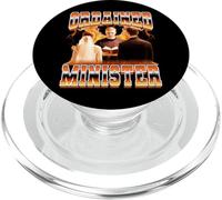 Ordained Minister Wedding Officiant Bible 90s Bootleg Style PopSockets PopGrip for MagSafe