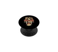 Ordained Minister Wedding Priest Relax The Officiant Is Here PopSockets Adhesive PopGrip