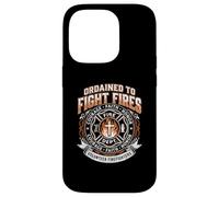 Ordained to Fight Fires Christian Firefighter Faith Case for iPhone 14 Pro