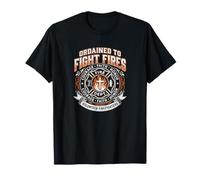 Ordained to Fight Fires Christian Firefighter Faith T-Shirt