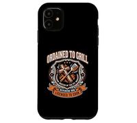 Ordained to Grill Christian Dad BBQ Faith Humor Case for iPhone 11