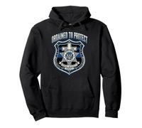 Ordained To Protect Police Cross Honor Integrity Service Pullover Hoodie
