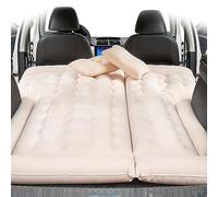 ORDALI car Inflatable Bed for Ford KUGA,Air Mattress Sleeping Mattress Thickened Air Bed Cushion Camping Travel Mattress Portable with Air Pump,Beige