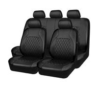ORDALI Car Seat Covers for Toyota Landcruiser J15 2009-2023,PU Leather Seat Protector Full Set Interior Accessories,A-Black