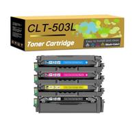 Orddpr CLT-K503L CLT-C503L CLT-M503L CLT-Y503L Toner Cartridge (1 Set) | Compatible For Samsung SL-C3010ND SL-C3060FR SL-C3060ND Printer,stable performanc