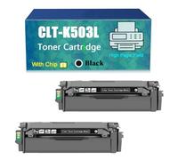 Orddpr Compatible for CLT-K503L CLT-C503L CLT-M503L CLT-Y503L Toner Cartridge (2 Black)