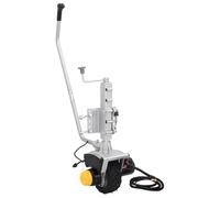 Ordellia Aluminium Trailer Jockey Wheel 12V 550W Automatic Brake Forward Reverse Height Adjustable Clamp for Caravan Boat and Camping on Flat Terrain
