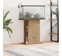 Ordellia Artisan Oak Aquarium Stand, 36 x 75 x 72.5 cm, Wood Material with Storage Space, Aquarium Base Cabinet for Fish Tanks, Terrarium, Storage, Living Room, Office, Hallway, Space-Saving and