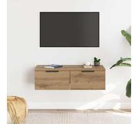 Ordellia Artisan Oak Wall Cabinet Made of Wood Material, 68 x 30 x 20 cm, 60 kg Load Capacity, Storage for Living Room, Bedroom, Hallway, Kitchen and Study