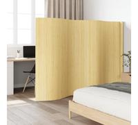 Ordellia Bamboo Room Divider Screen 400 x 165 cm Light Natural Freestanding Foldable Opaque Folding Privacy Screen for Living Room Bedroom Office Home Office Indoor Privacy