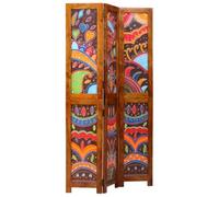 Ordellia Room Divider Screen Made of Solid Wood Acacia Honey Brown 105 x 1.5 x 180 cm Freestanding Foldable as a Divider Privacy Screen and Divider for Living Room Bedroom