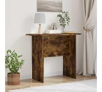 Ordellia Smoked Oak Console Table, 93 x 40 x 75 cm, Made of Wood, Side Table, Hallway Table, Wall Table, Decorative Table, Storage Table for Living Room, Hallway and Indoor Use with Storage Space