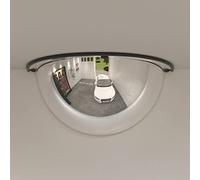 Ordellia Traffic Mirrors 2 Pieces Semi-Dome Diameter 30 cm Acrylic for Parking, Business Areas, Warehouse, Driveway and Exit, Signs for Orientation and Traffic Regulations