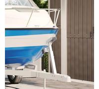 Ordellia Winch Stand with Bow Support for Boat Trailers Made of Galvanised Steel, Height Adjustable 62 to 72 cm, Load Capacity 500 to 1000 kg, Suitable for Winch, Boat Transport and Storage