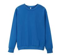 Order Again From My Recent Orders Plain Sweatshirts for Women UK clearance Women'S Solid Color Round Neck Oversized Sweatshirt Loose Fit Long Sleeve (Sky Blue, XL)