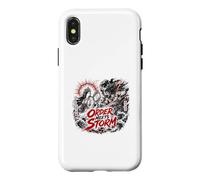 Order Meets Storm Japanese Myth Warrior Clash Case for iPhone X/XS