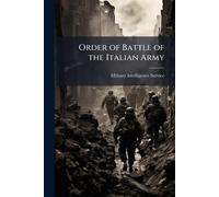 Order of Battle of the Italian Army