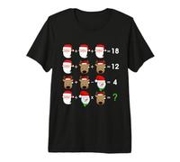 Order of Operations Quiz Funny Math Teacher Christmas Premium T-Shirt