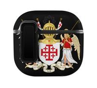 Order of The Holy Sepulchre Cute Case Compatible with AirPods 4 Protective Cover with Automatic Lock