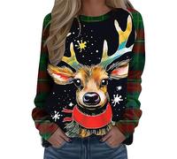 Order Placed Me 2024 Sweatshirts for Women UK clearance Women'S Solid Color Round Neck Oversized Sweatshirt Loose Fit Long Sleeve Light Sale Clearance 1P Black of Friday (Pink, XL)