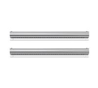 Order Receipt Rails with Aluminum Tab Grabber for Restaurant and Catering Refrigerator Organization