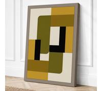 Ordered Geometries Geometric Canvas Wall Art Print 30x20 Inch (76 x 51 cm)