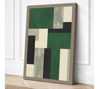 Ordered Lines Minimalist Canvas Wall Art Print 36x24 Inch